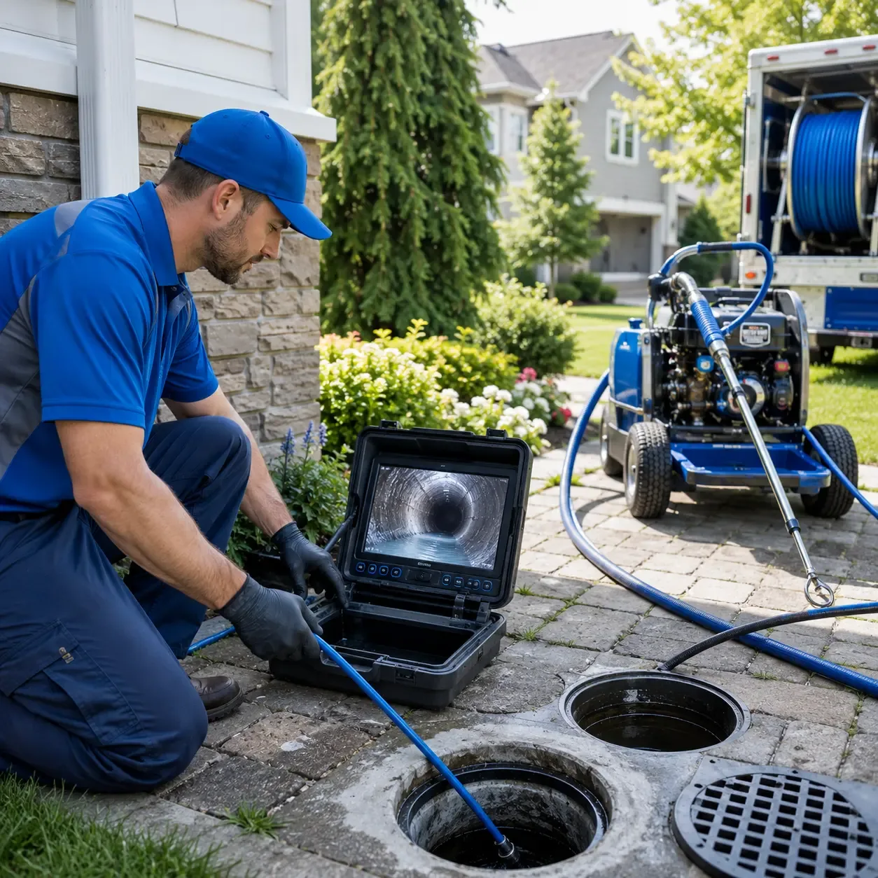 Outdoor drain cleaning professionals serving Hennepin, OK